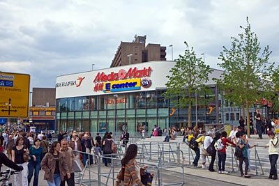 Einkaufszentrum Tempelhofer Hafen Haupteingang