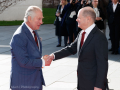 König Charles III. mit Bundeskanzler Olaf Scholz