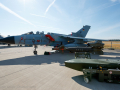 Tornado IDS der Luftwaffe (Bundeswehr) mit seinen Waffensystemen -  ILA 2022 Internationale Luft- und Raumfahrtausstellung Berlin in Brandenburg