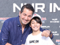 Buelent Sharif mit Sohn -  Deutschlandpremiere MASTERS OF THE UNIVERSE
