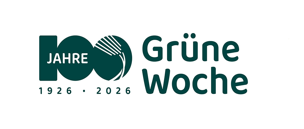 Logo 100 Jahre Grüne Woche // Messe Berlin