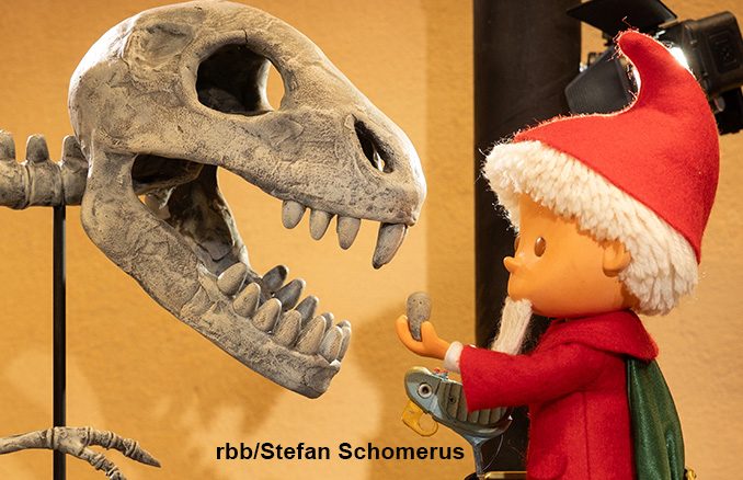 Das Sandmännchen im Naturkundemuseum // rbb/Stefan Schomerus