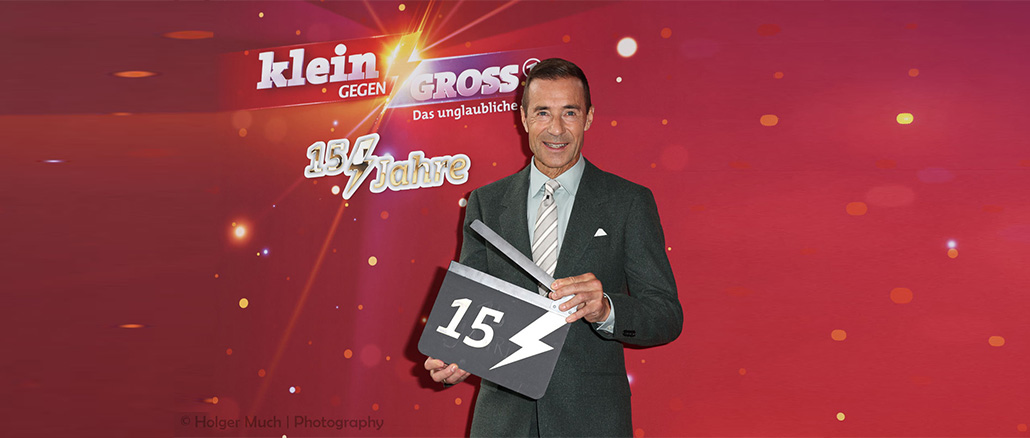 Kai Pflaume: 15 Jahre "Klein gegen Groß – Das unglaubliche Duell" [C] Holger Much